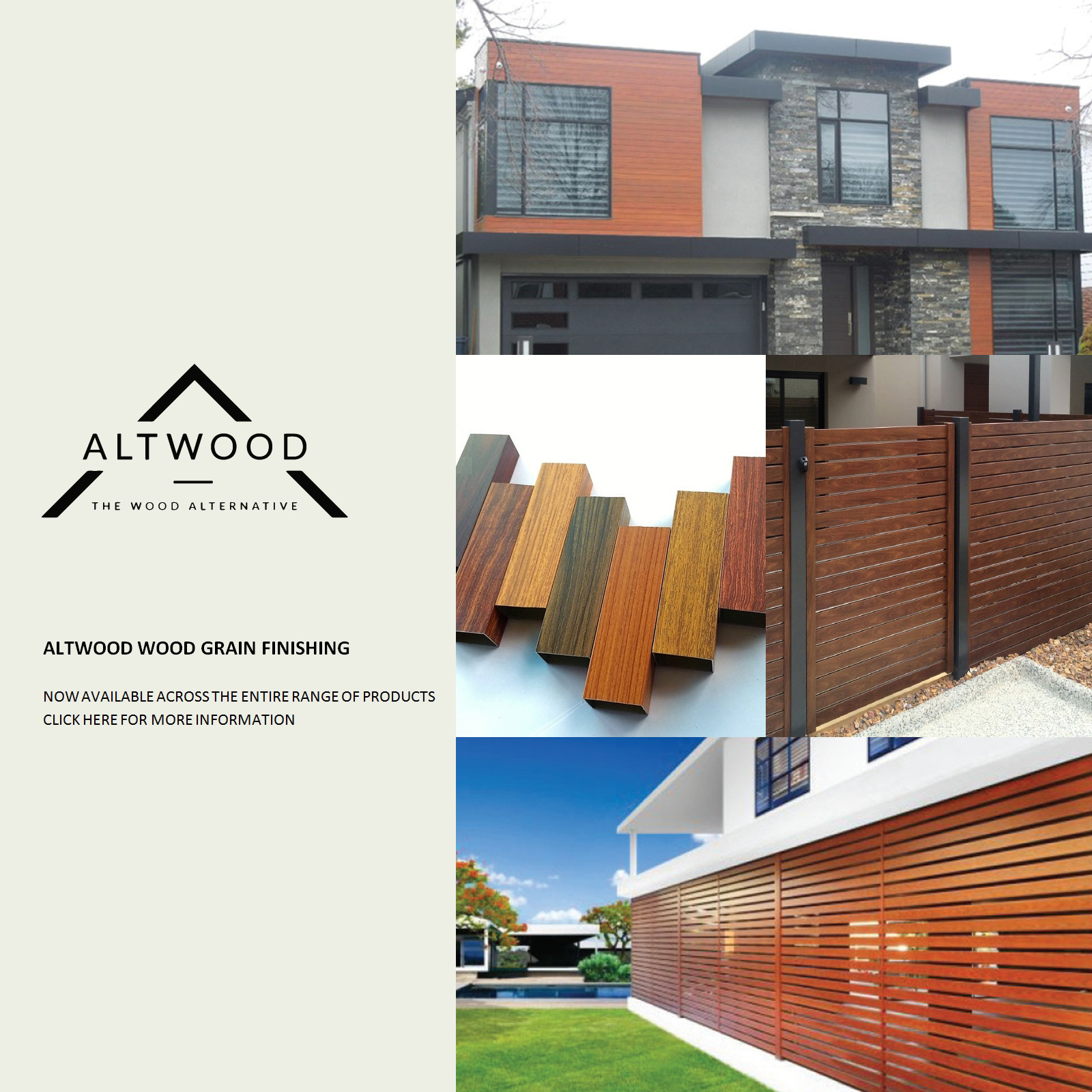 Altwood wood grain finishes now available