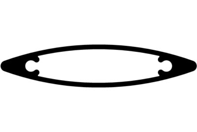 60mm Ellipsoid Louvre Blade