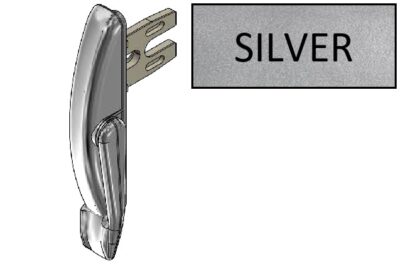Maxim Multi Point Locking Handle Silver