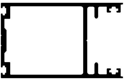 D/G Bi-Fold Door Stile