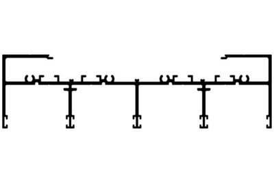 4 Track Apartment Door Head/Sill