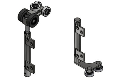 Right hand Offset End Carrier Set Black