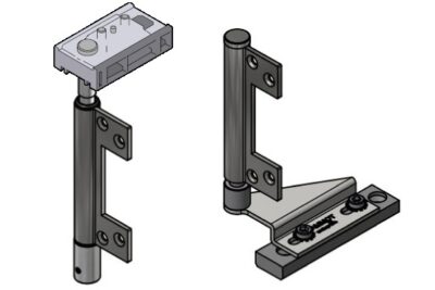 Right Hand Pivot Set Stainless