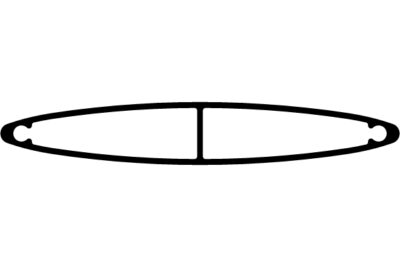 80mm Ellipsoid Louvre Blade