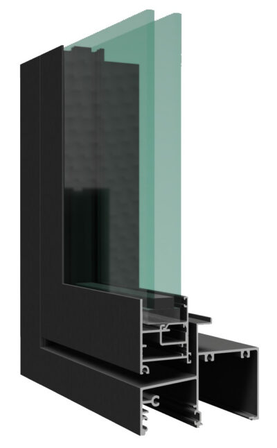 10055-DG Front Glazed Inline Sash