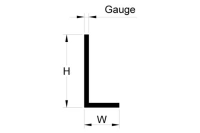 12mm x 12mm x 1.6 Angle