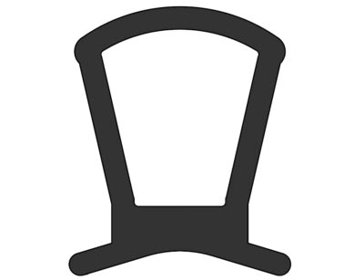 Tall 40mm Door Stop Rubber