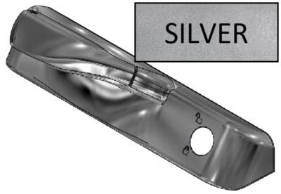 Encore Handle Cover Left hand Key Locking Silver