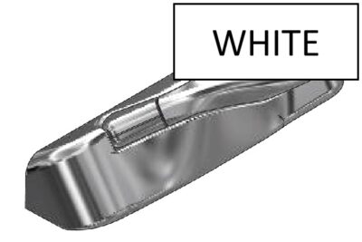 Encore Handle Cover Right Hand Non Locking White
