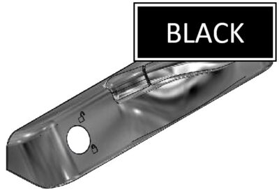 Encore Handle Cover Right Hand Key Locking Black