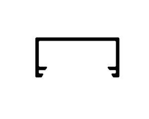 Wall Batten Square Cap 