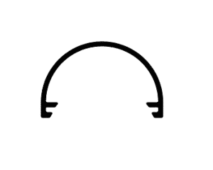 Wall Batten Round Cap